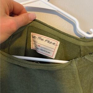 We The Free Sage Green Knit Top